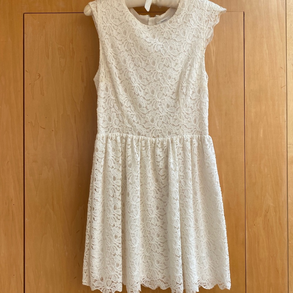 Talula White Aritzia Lace Mini Dress